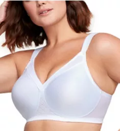 Magic Lift Seamless Unlined Soft Cup Bra White 38DD