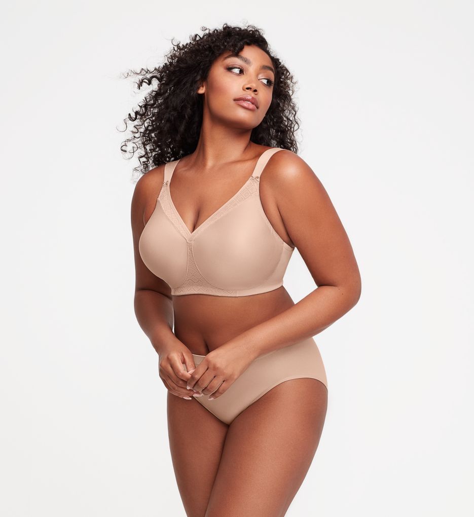 Glamorise Magic Lift Seamless Unlined Soft Cup Bra 1080 - Image 5