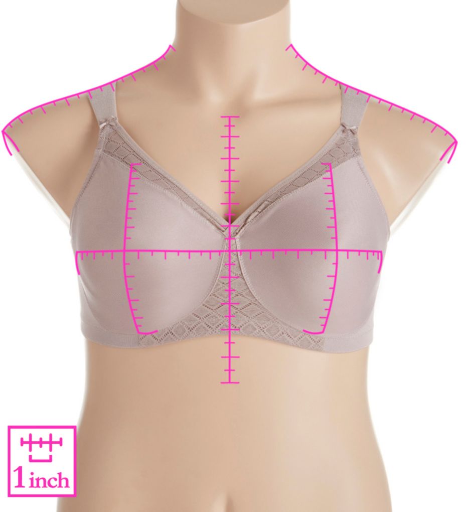 Glamorise Magic Lift Seamless Unlined Soft Cup Bra 1080 - Image 3