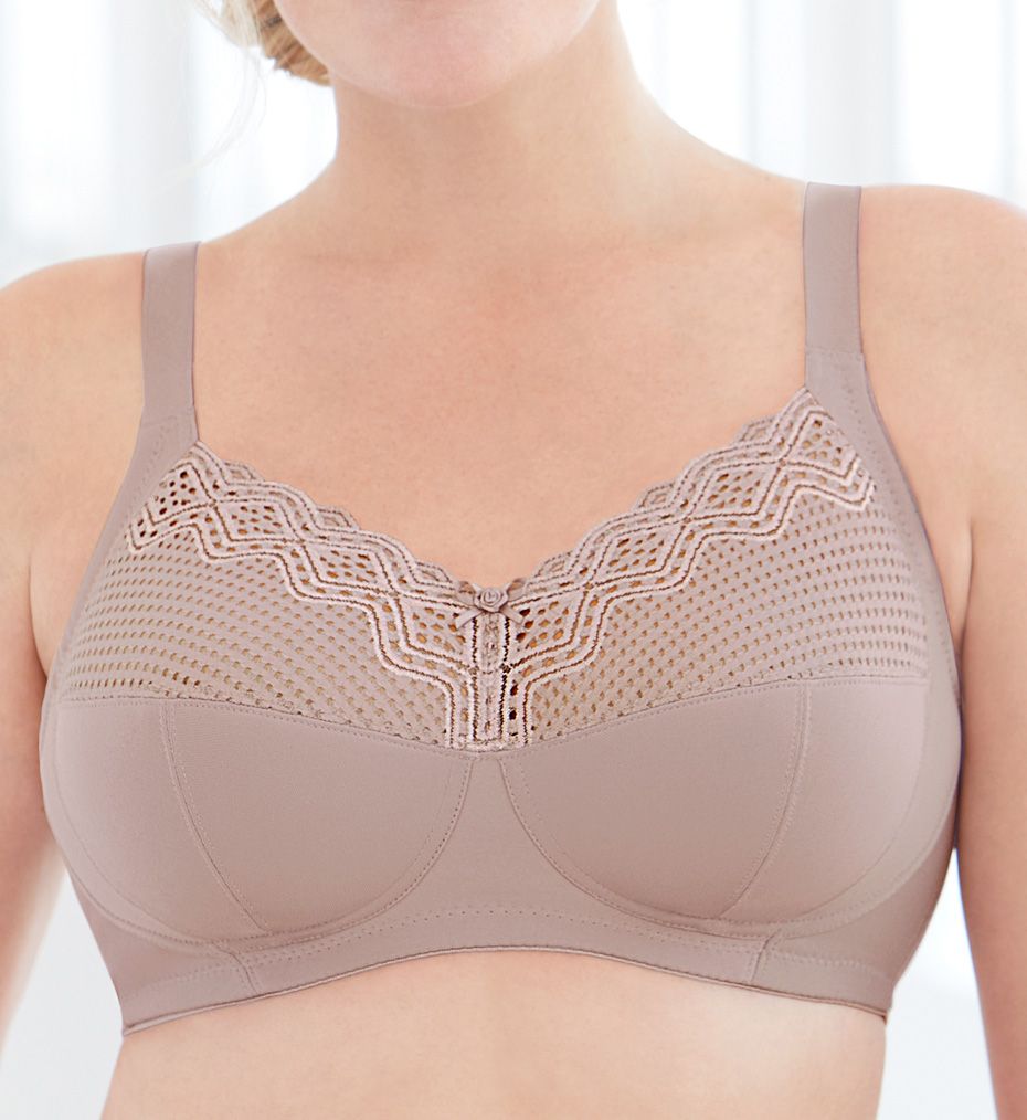 Glamorise : Glamorise 1103 Comfort Lift Wireless Bra (Taupe 40C)