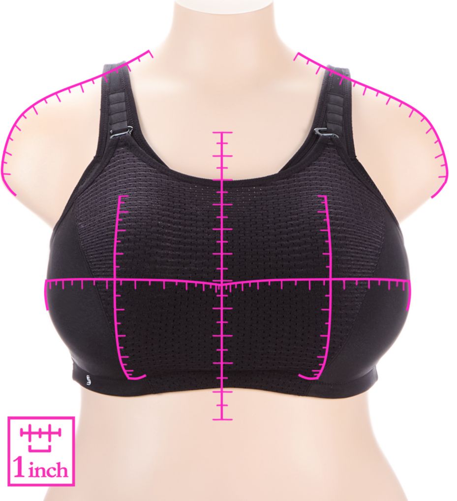 Glamorise Womens Double-Layer Custom-Control Sport Bra