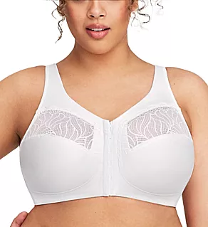 Magic Lift Natural Shape Front-Close Support Bra White 38B