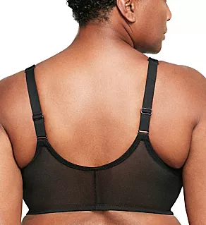 Magic Lift Natural Shape Front-Close Support Bra Black 38B