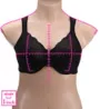 Glamorise Elegance Comfort Straps Wonderwire Bra 1240 - Image 3