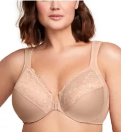 Wonderwire Front Closure Bra Cafe 34B