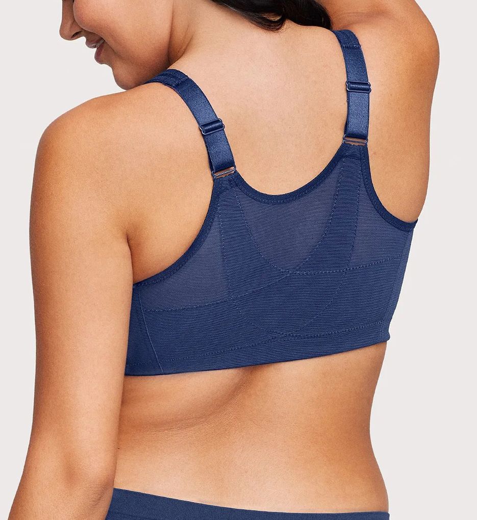 Glamorise Magic Lift with Posture Back Support Bra Blue 36F  - Image 2