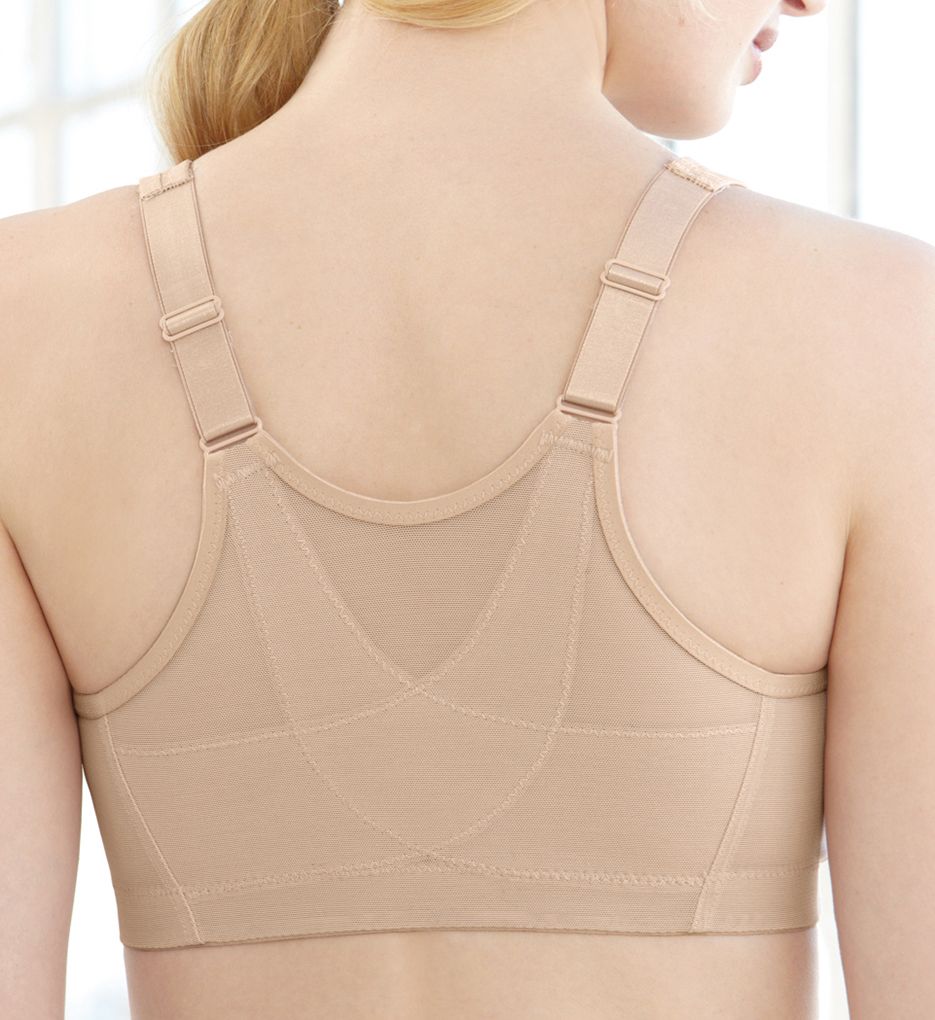 Glamorise Magic Lift with Posture Back Support Bra Cafe 36J  - Image 2