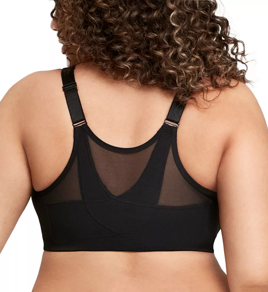 Glamorise Complete Comfort Front-Closure Stretch Cup Sleep Unlined Wireless  Full Coverage Bra 1803