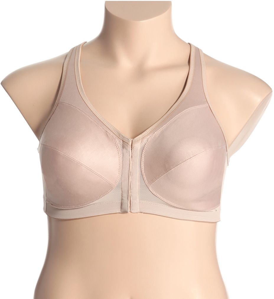 Glamorise Womens MagicLift Front Close Posture Back Support Bra #1265 :  : Clothing, Shoes & Accessories