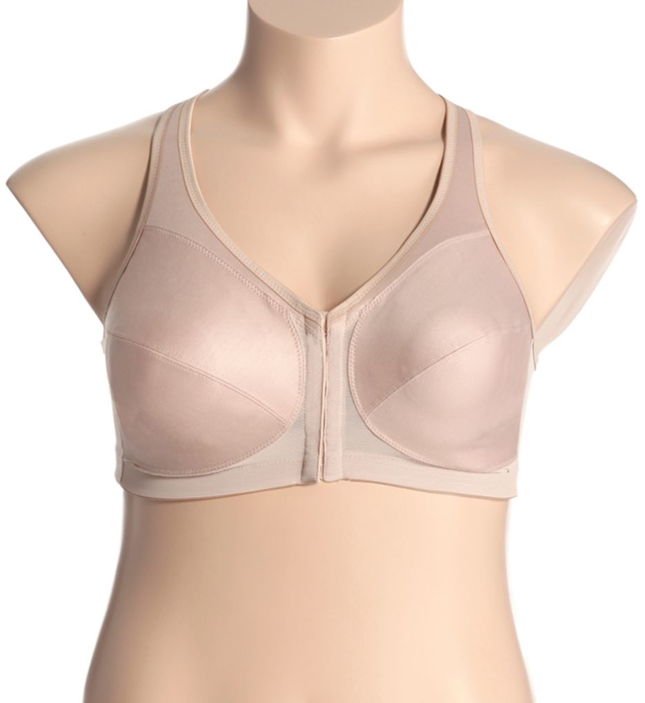 Glamorise Magic Lift with Posture Back Support Bra Cafe 36J  - Image 1