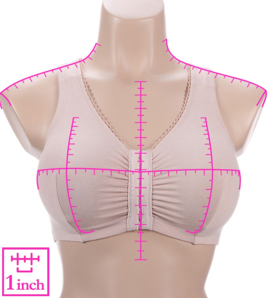 Glamorise Complete Comfort Cotton T-Back Bra 1908 - Image 3