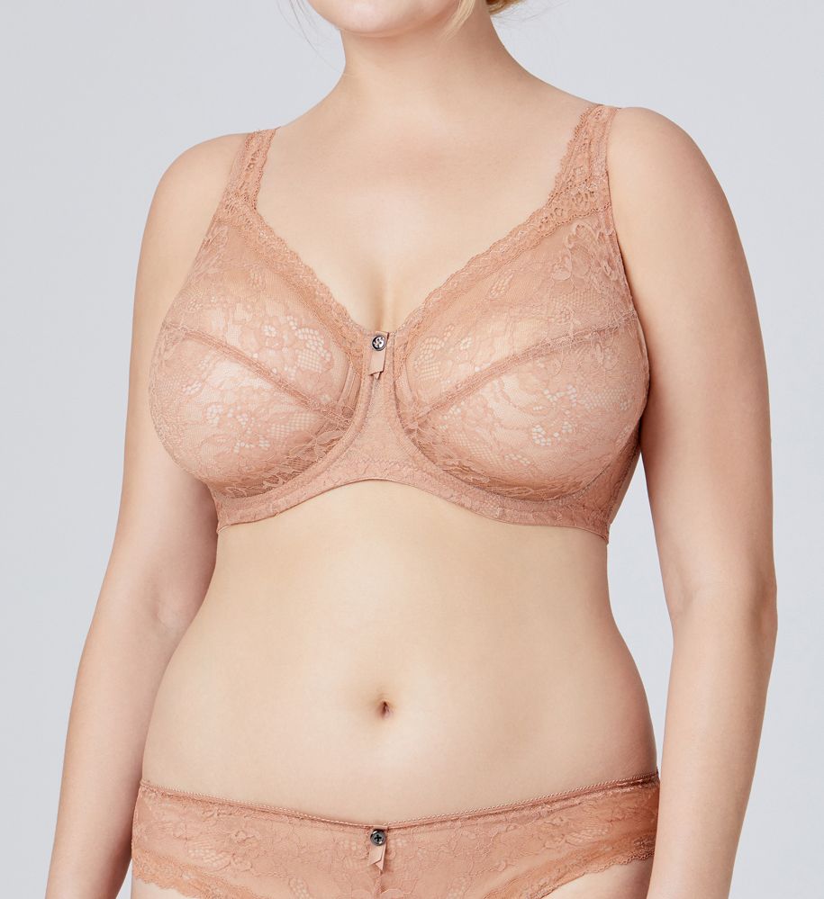 Glamorise Bra 1247 - Front Close Smoothing Underwire Bra - Berry – Dale and  Waters