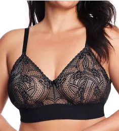 Bramour Gramercy Luxe Lace Bralette Black 38F