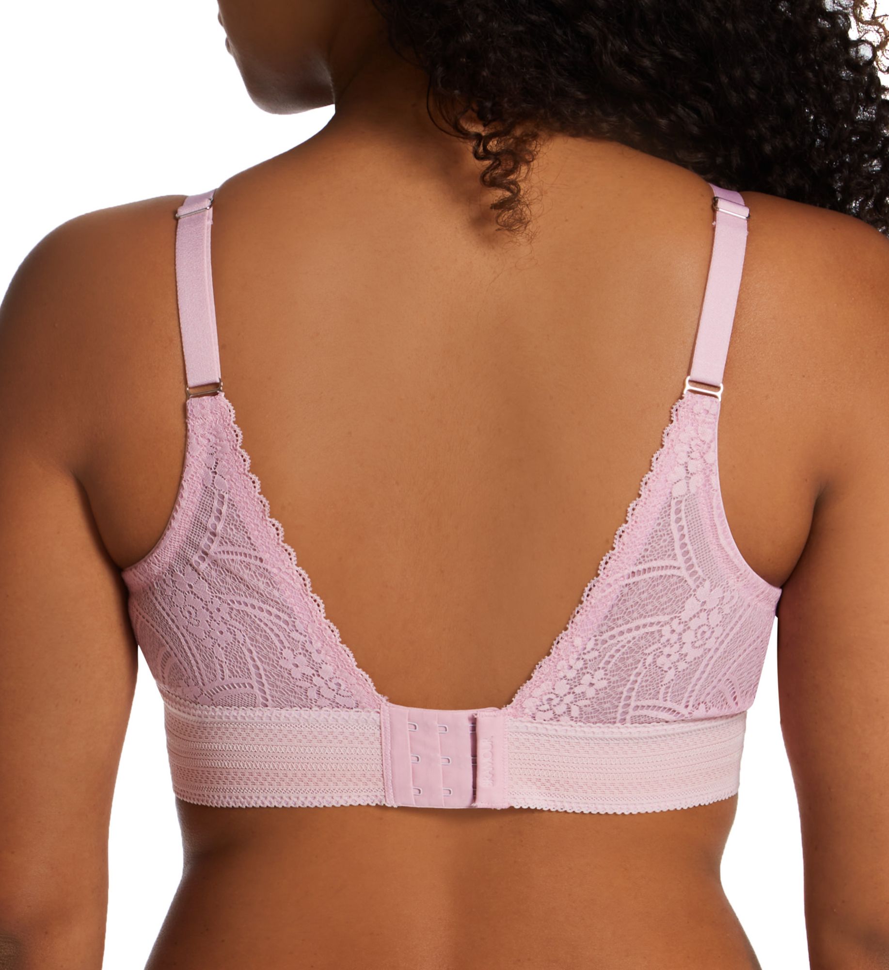 Glamorise Bramour Gramercy Luxe Lace Bralette Mauve 34D  - Image 2
