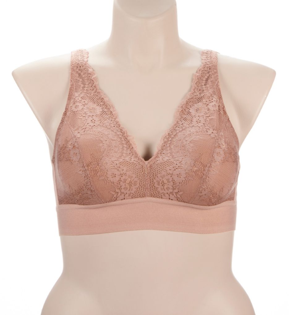 Bramour Lexington Lace Plunge Bralette-fs