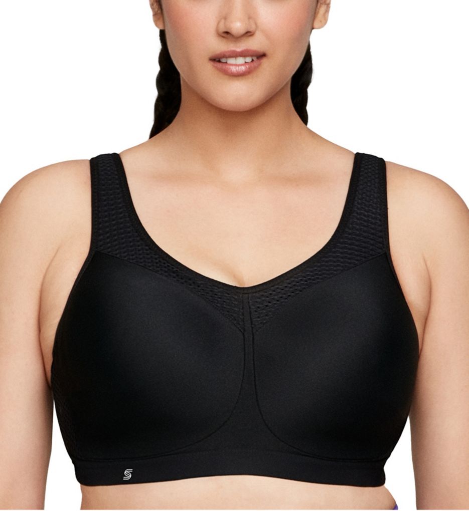 Glamorise Wonderwire Minimizer Bra - Black