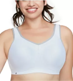 Underwire High Impact Sports Bra White/Grey 32D