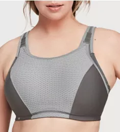 Elite Performance Adjustable Underwire Sports Bra Grey 32B