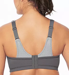 Elite Performance Adjustable Underwire Sports Bra Grey 32B