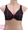 Glamorise Front Close Lace Wonderwire Bra 9246 - Image 3