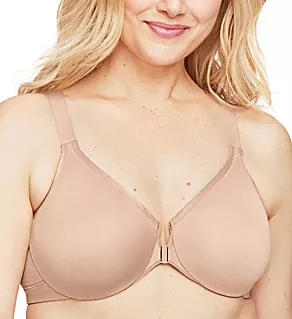 Wonderwire Front-Closure Posture Back Bra Cafe 34H