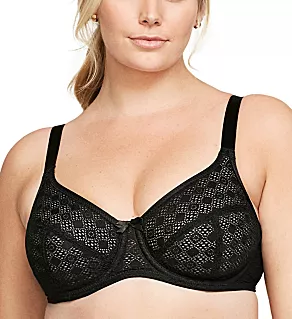 Lace Comfort Wonderwire Bra Black 42C