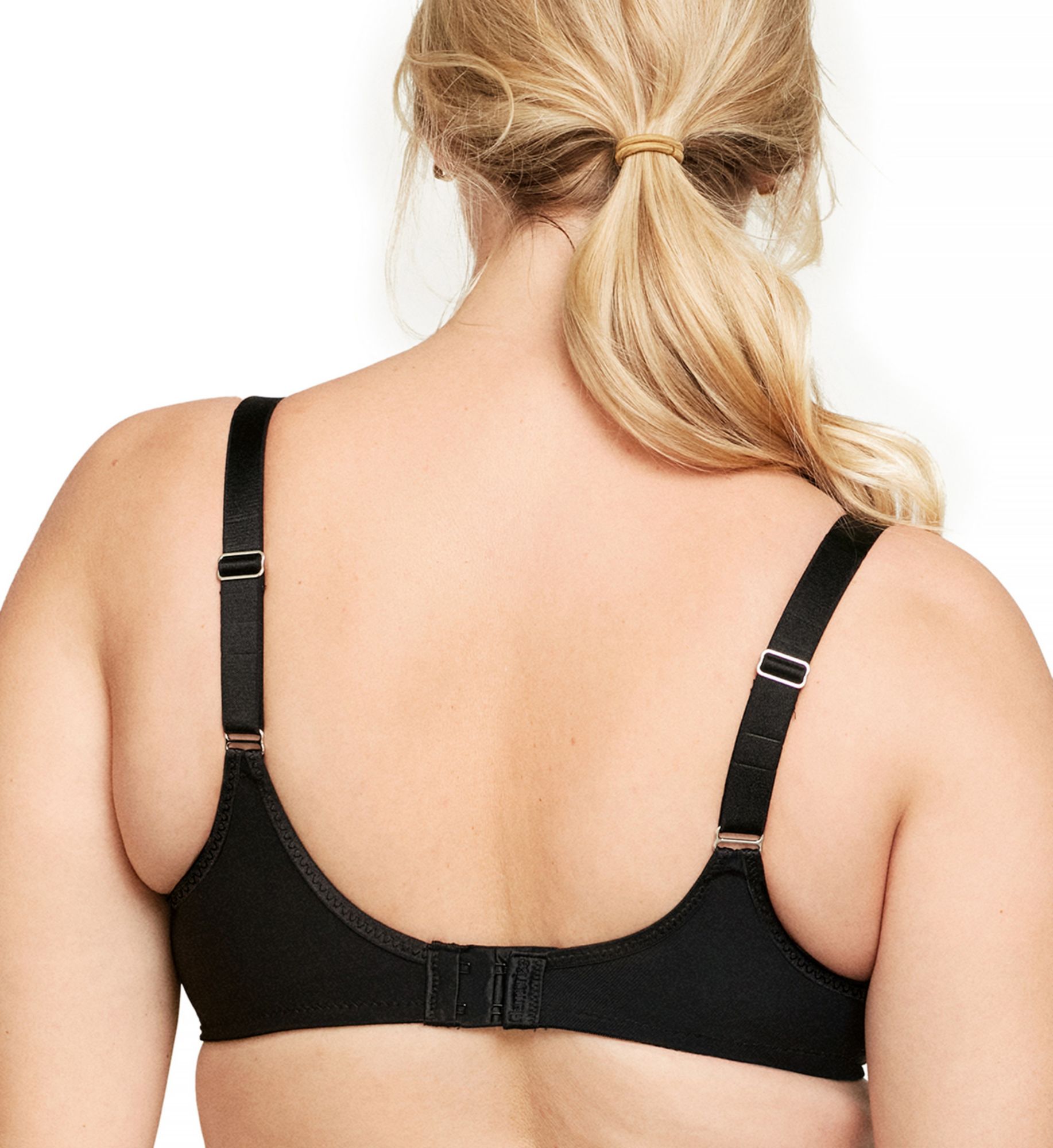 Glamorise Lace Comfort Wonderwire Bra Black 44C  - Image 2