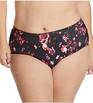 Goddess Kayla Brief Panty 6168 Love Story red floral 3XL new no tags