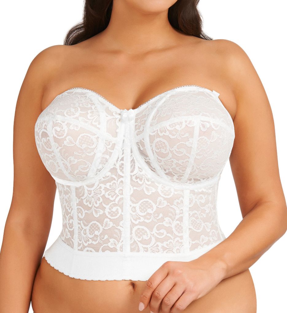 Longline Strapless Bras For Bigger Bust - Underwire Full Cup Wide