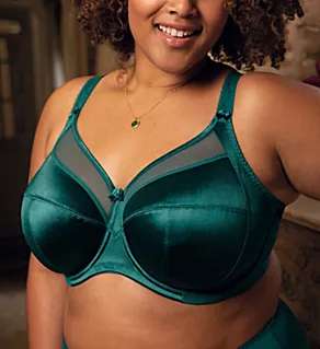 Keira Banded Underwire Bra Deep Teal 40DD