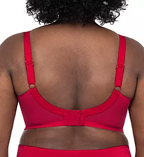 Keira Banded Underwire Bra Crimson 34I