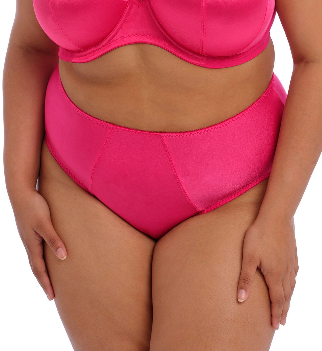 Goddess Women's Keira Full Coverage Brief Panty in Hot Pink | Size: Large | HerRoom.com