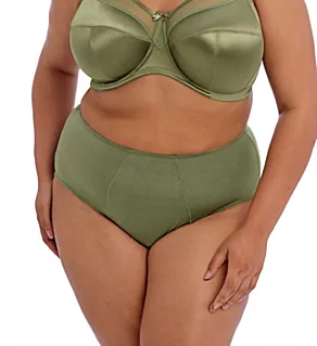 Keira Full Coverage Brief Panty Olive L