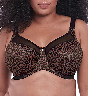 Kayla Banded Underwire Bra Dark Leopard 34I