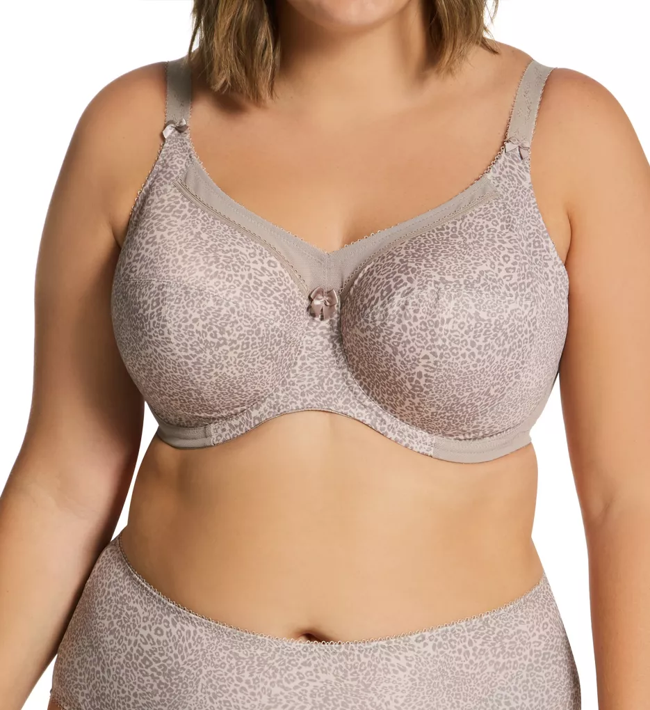 Kayla Underwire Full Cup Bra TAUPE LEO 36M