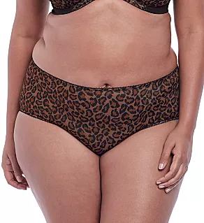 Kayla Brief Panty Dark Leopard 2X