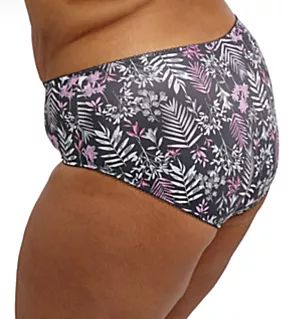 Kayla Brief Panty Charcoal 4X