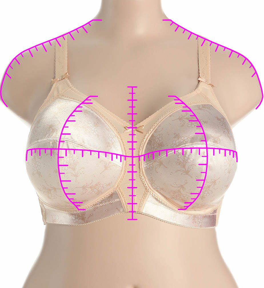 Goddess Clara Wireless Seamed Bra GD6631 - Image 3