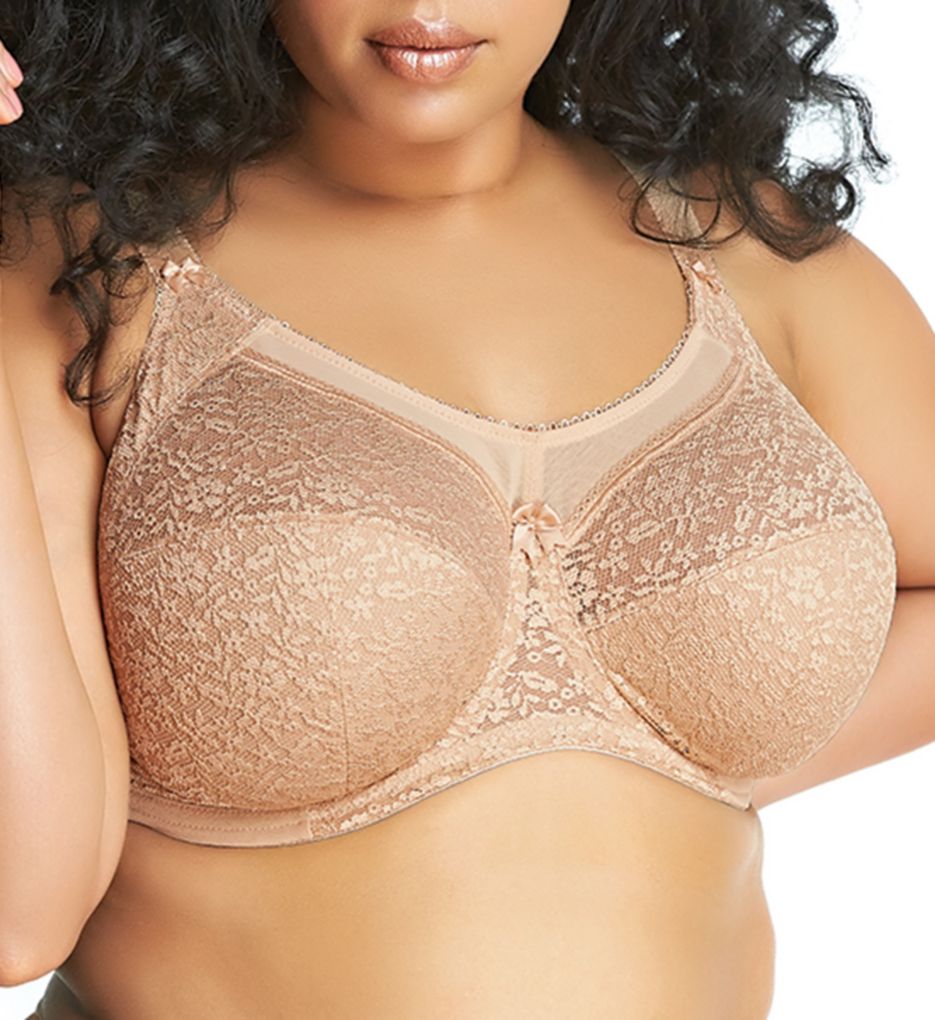Adelaide Underwire Full Cup Bra Sand 36H by Goddess