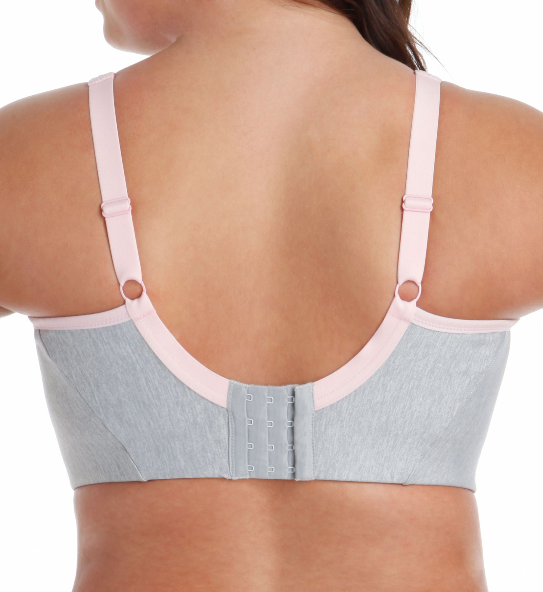 Goddess Sport Wireless Sports Bra Heather Grey 44C  - Image 2