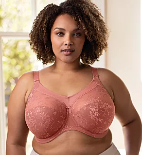 Verity Underwire Full Cup Bra Rosewood 48L