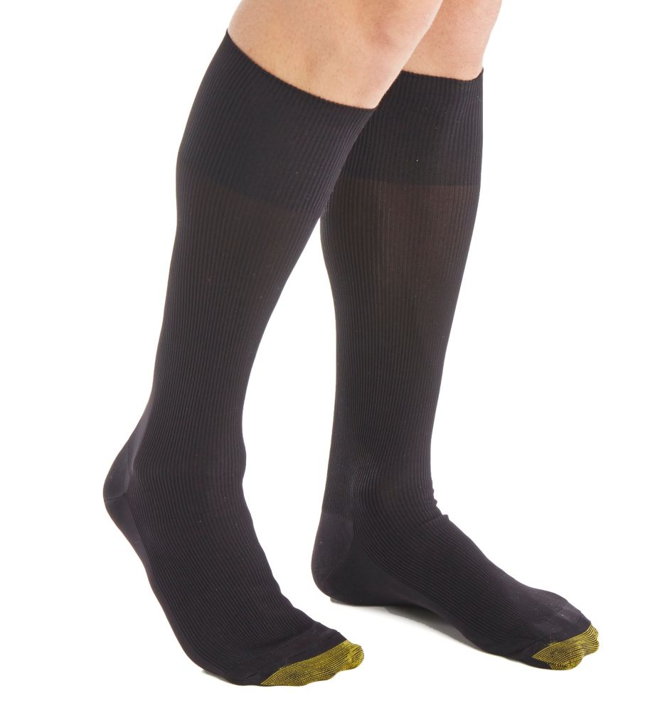 Metropolitan Over The Calf Dress Socks - 3 Pack BLK O/S by Gold Toe