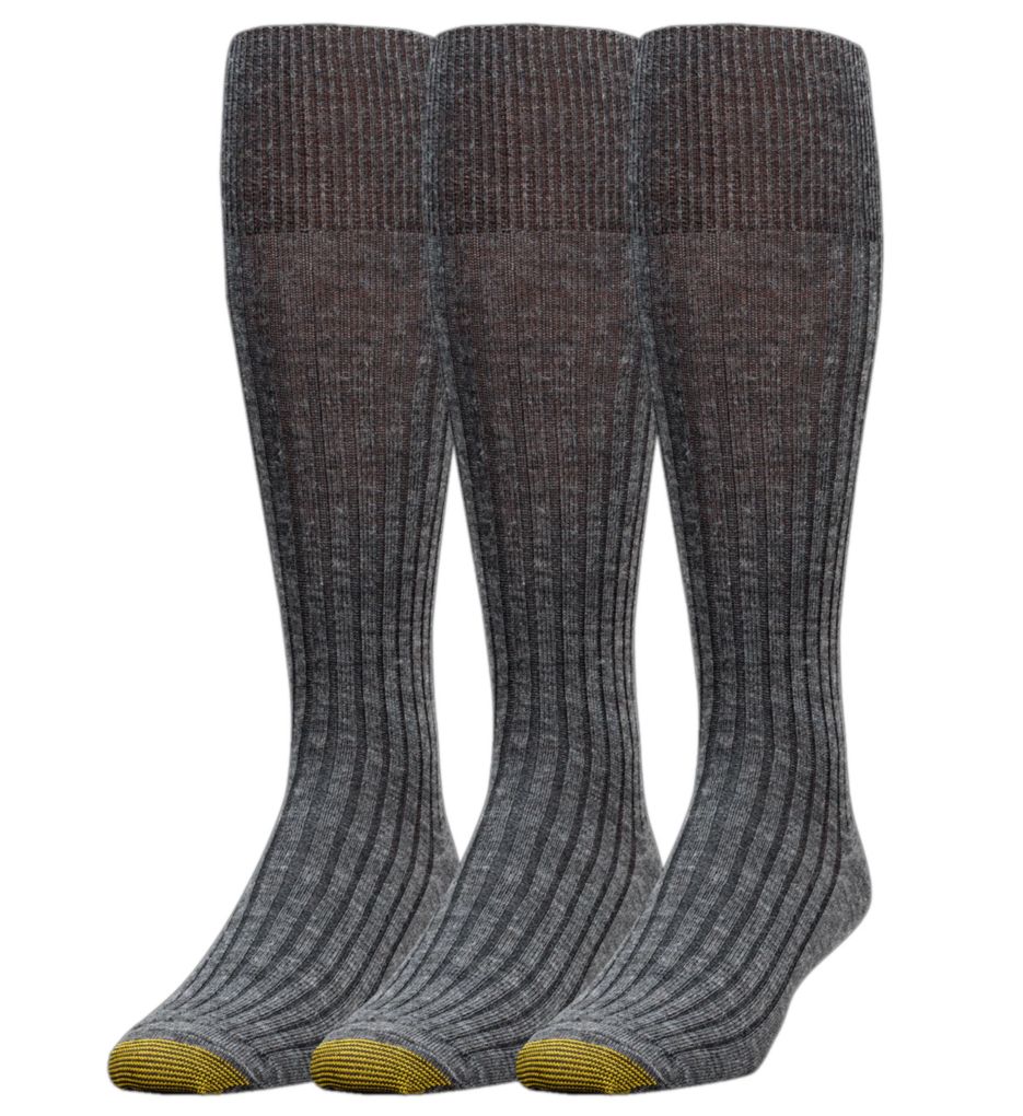 Image of Windsor Wool Over The Calf Dress Socks - 3 Pack