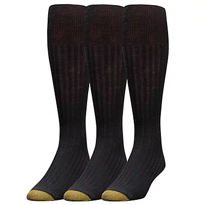 Windsor Wool Over The Calf Dress Socks - 3 Pack