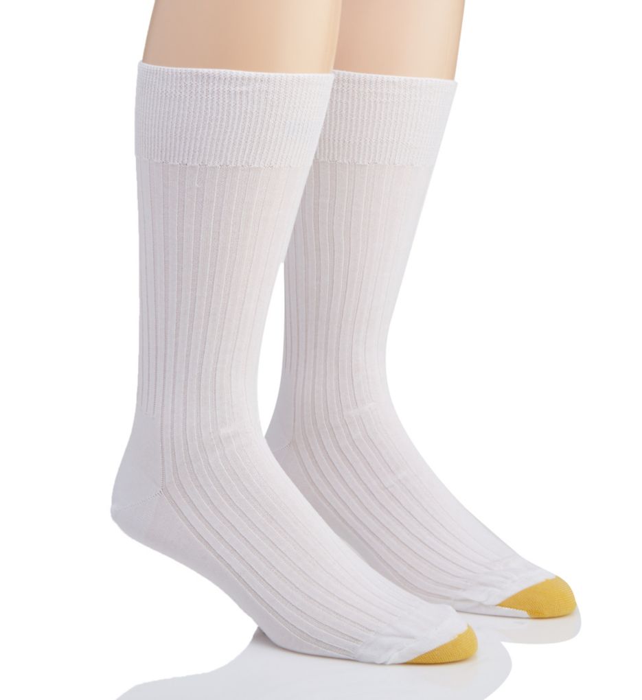 Comfort Top Non-Elastic English Rib Socks - 2 Pack