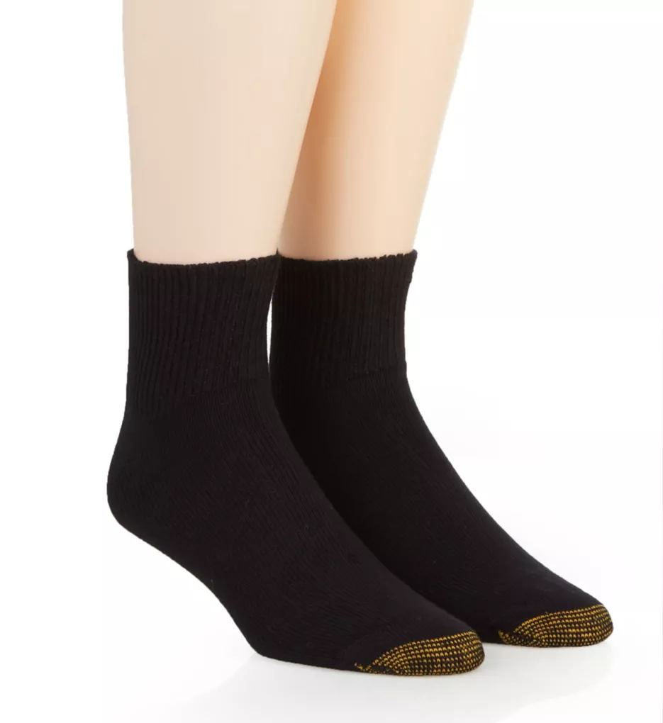 Wellness Non Binding Rayon Quarter Sock - 2 Pack by Gold Toe