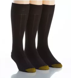 Hampton Moisture Control Crew Socks - 3 Pack BLK O/S