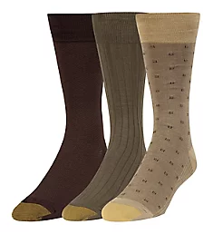 Assorted Fashion Pack Crew Socks - 3 Pack