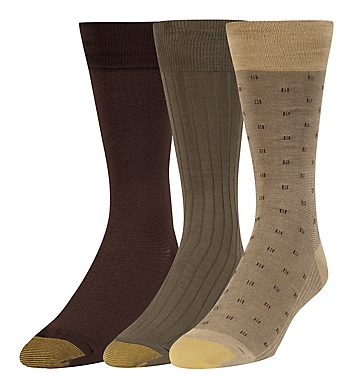 Gold Toe Assorted Fashion Pack Crew Socks - 3 Pack