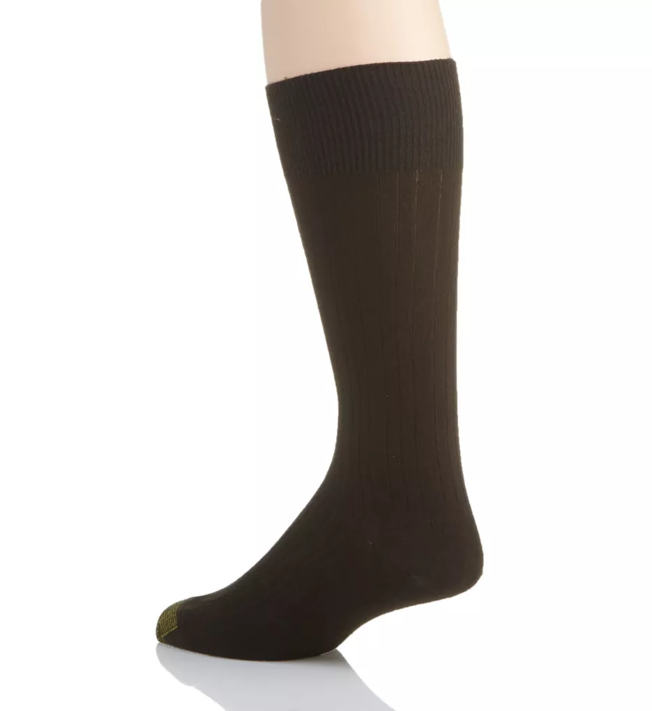 Wellness Comfort Top Nylon Crew Socks - 2 Pack Brwn O/S